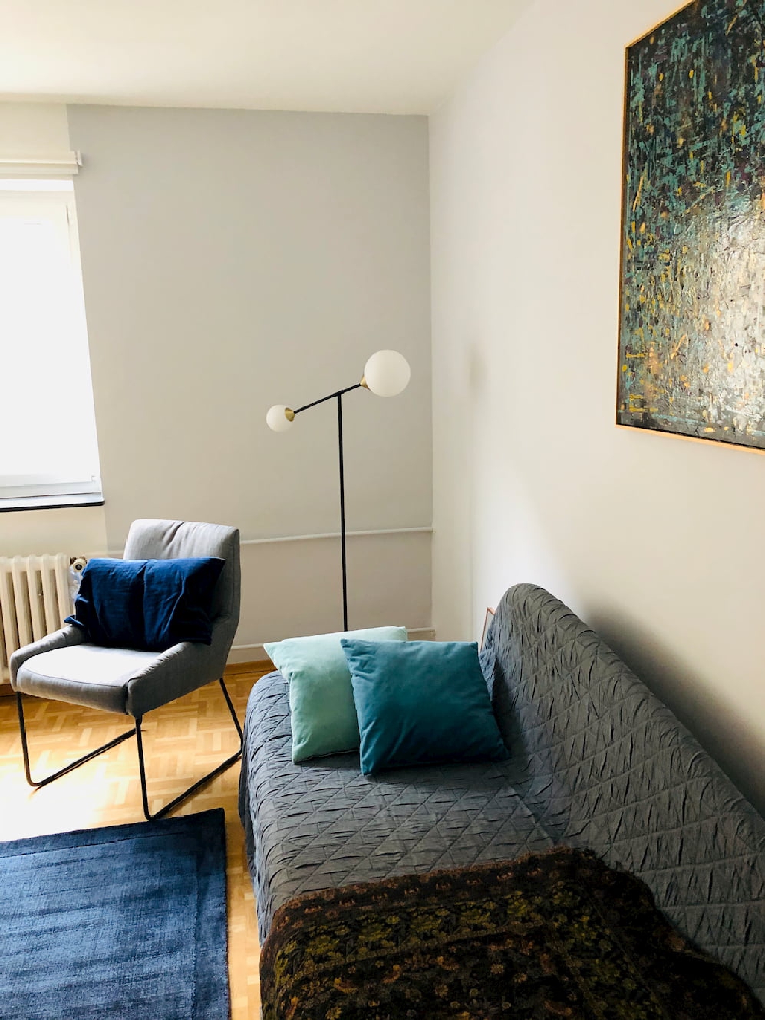 Praxisraum der Psychotherapie Praxis Dr. Ulytska in Würzburg