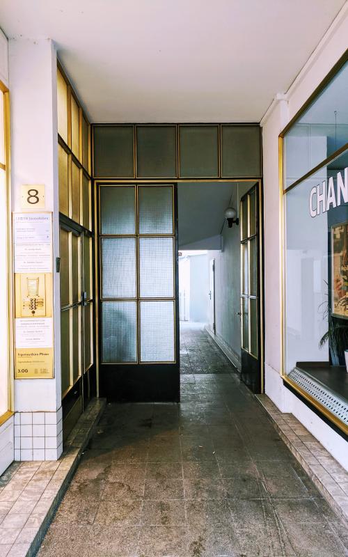 Eingangsbereich Psychotherapie-Praxis in Würzburg